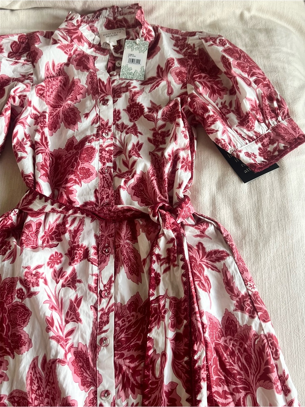 HYACINTH HOUSE Deep Rose Floral Maxi Dress - Picture 4 of 9